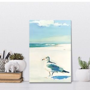 NEW Coastal Sea Gull Art Canvas Print